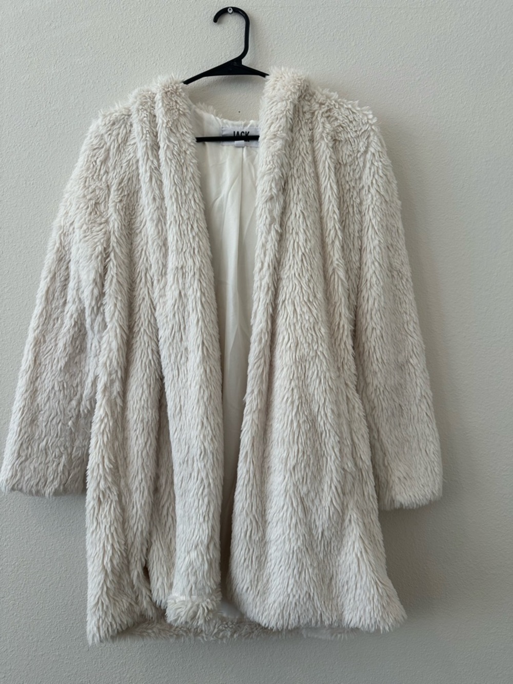 BB Dakota Cream Plush Teddy Jacket